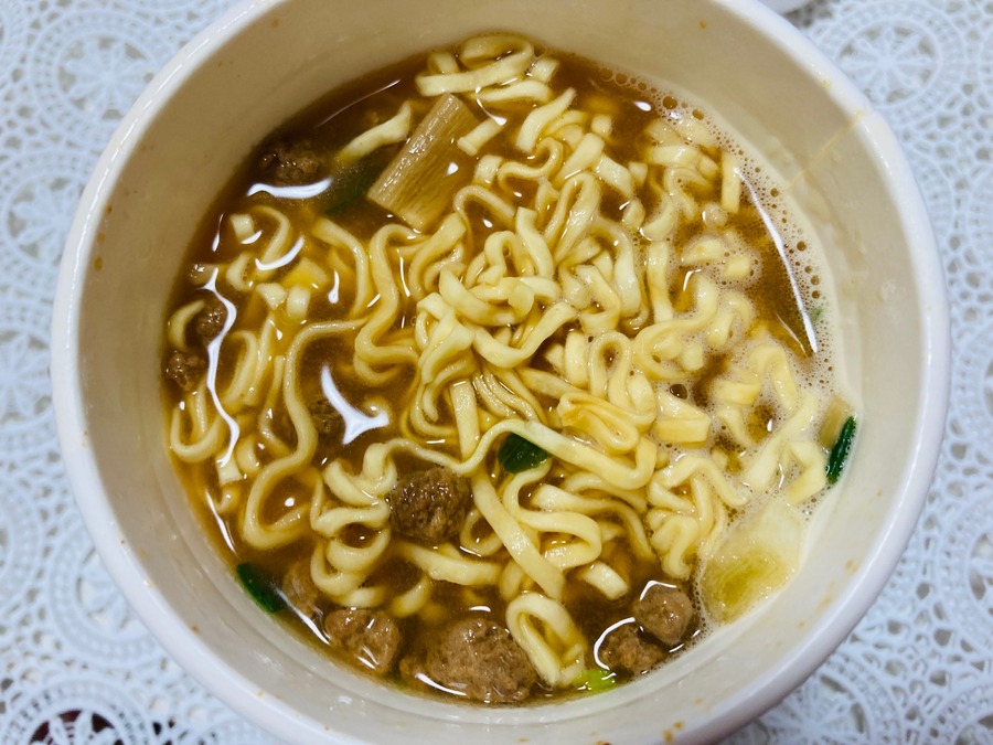 3分放置すれば完成