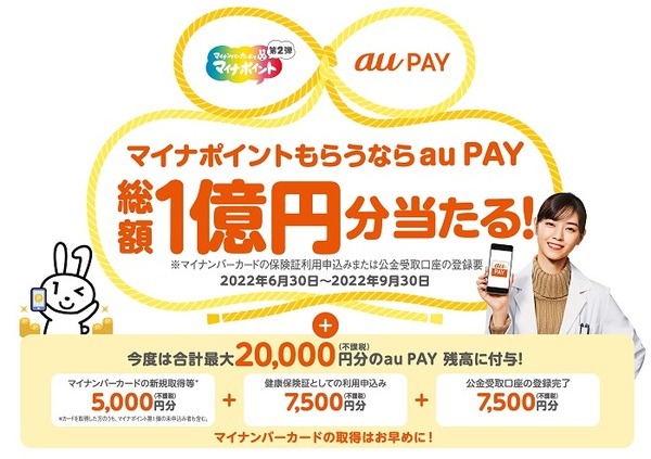 マイナポイント×au PAY