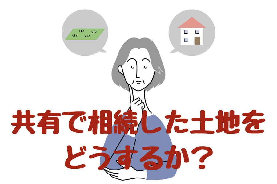 共有で相続した土地を どうするか？