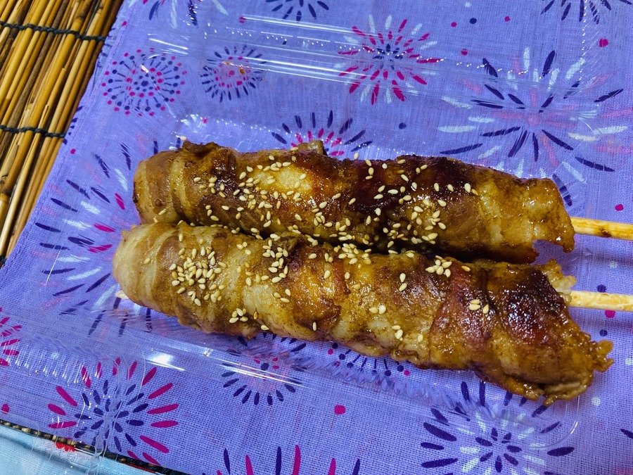 肉巻きおにぎり棒