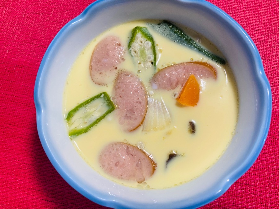 冷やしおでんのアレンジ茶碗蒸し