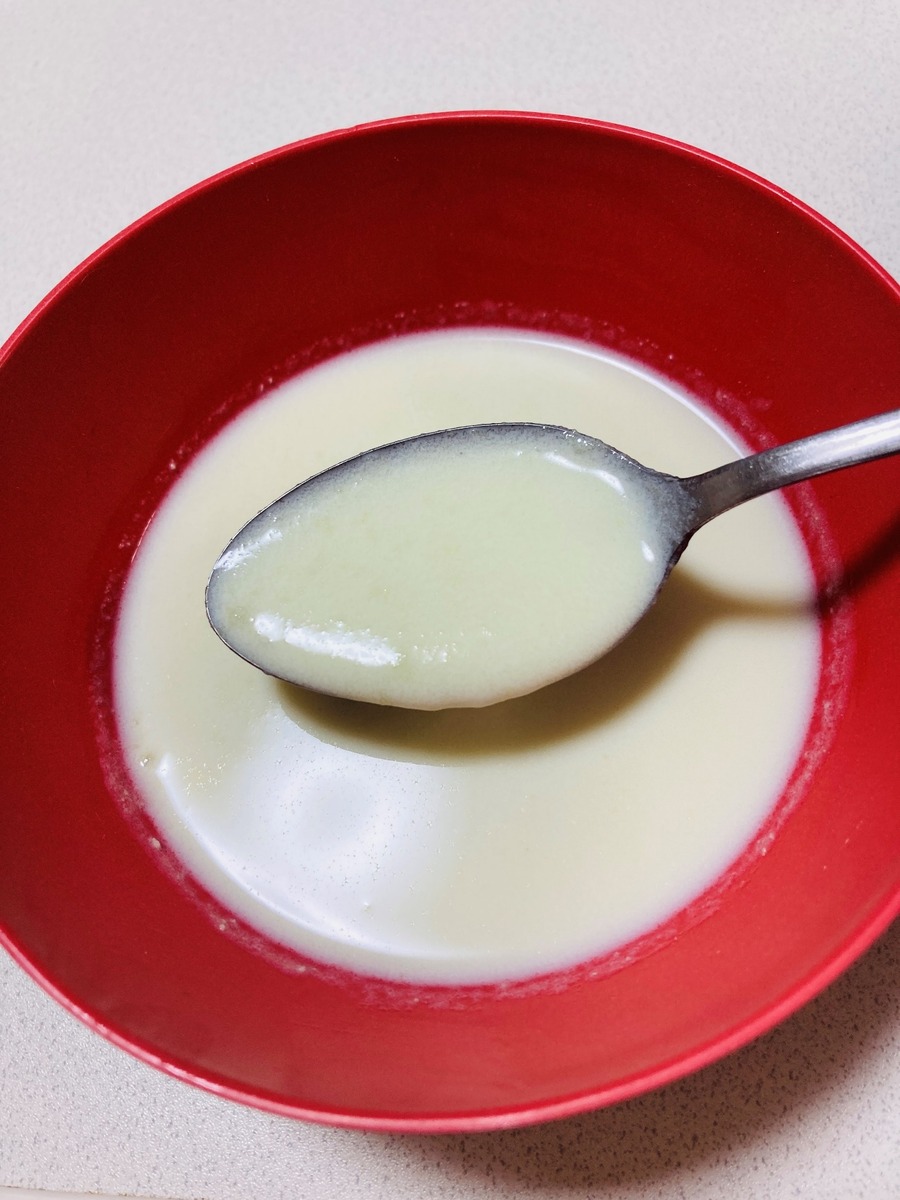 時間が経つと少しずつとろみがついていきます