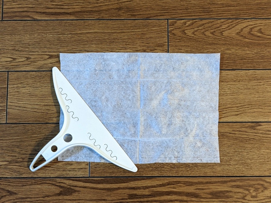 フローリング用ワイパーシートで代替え