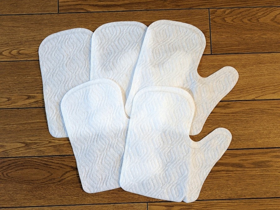 5枚のミトングローブ