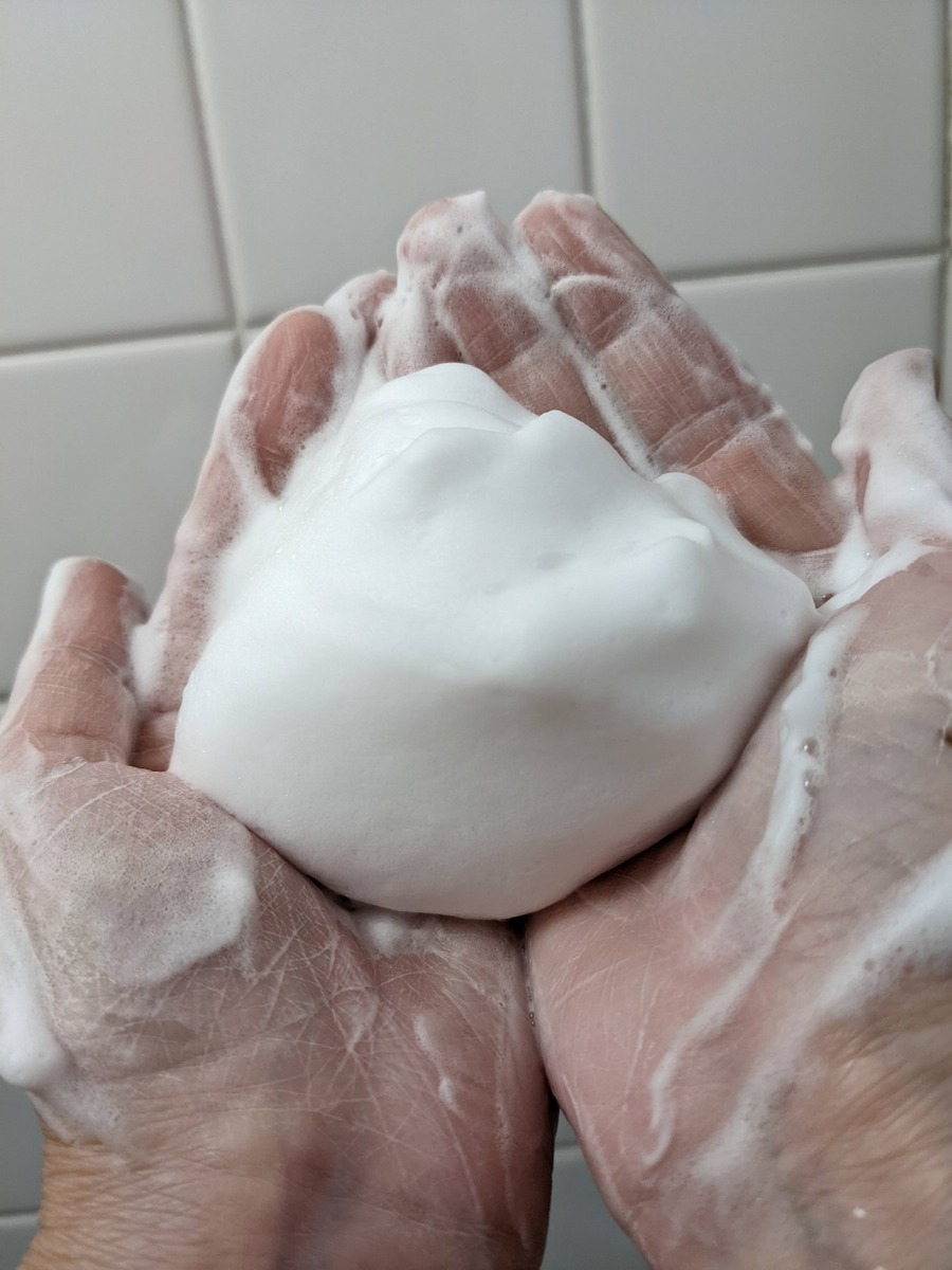 5分ほど泡立てる