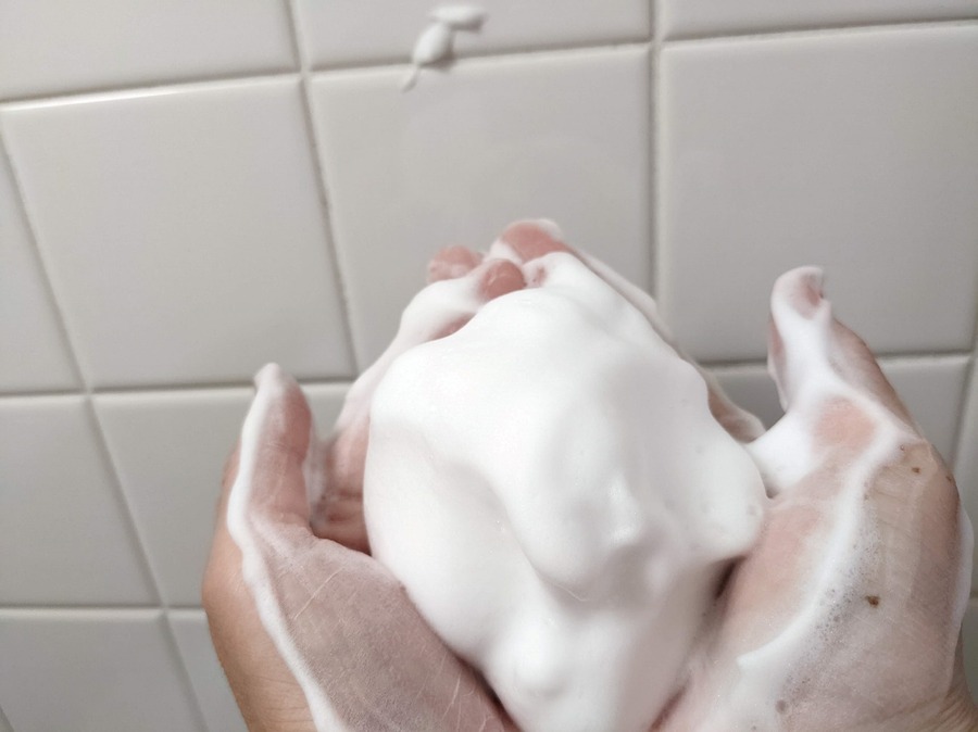 素早く泡が作れます