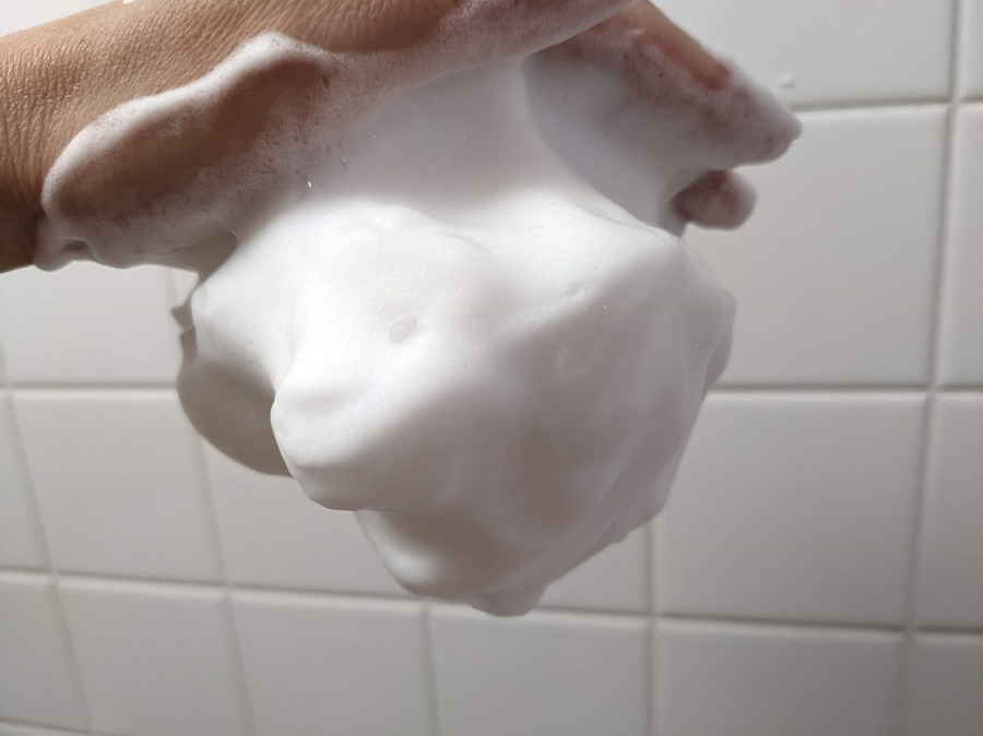 全身が洗えるほどの量