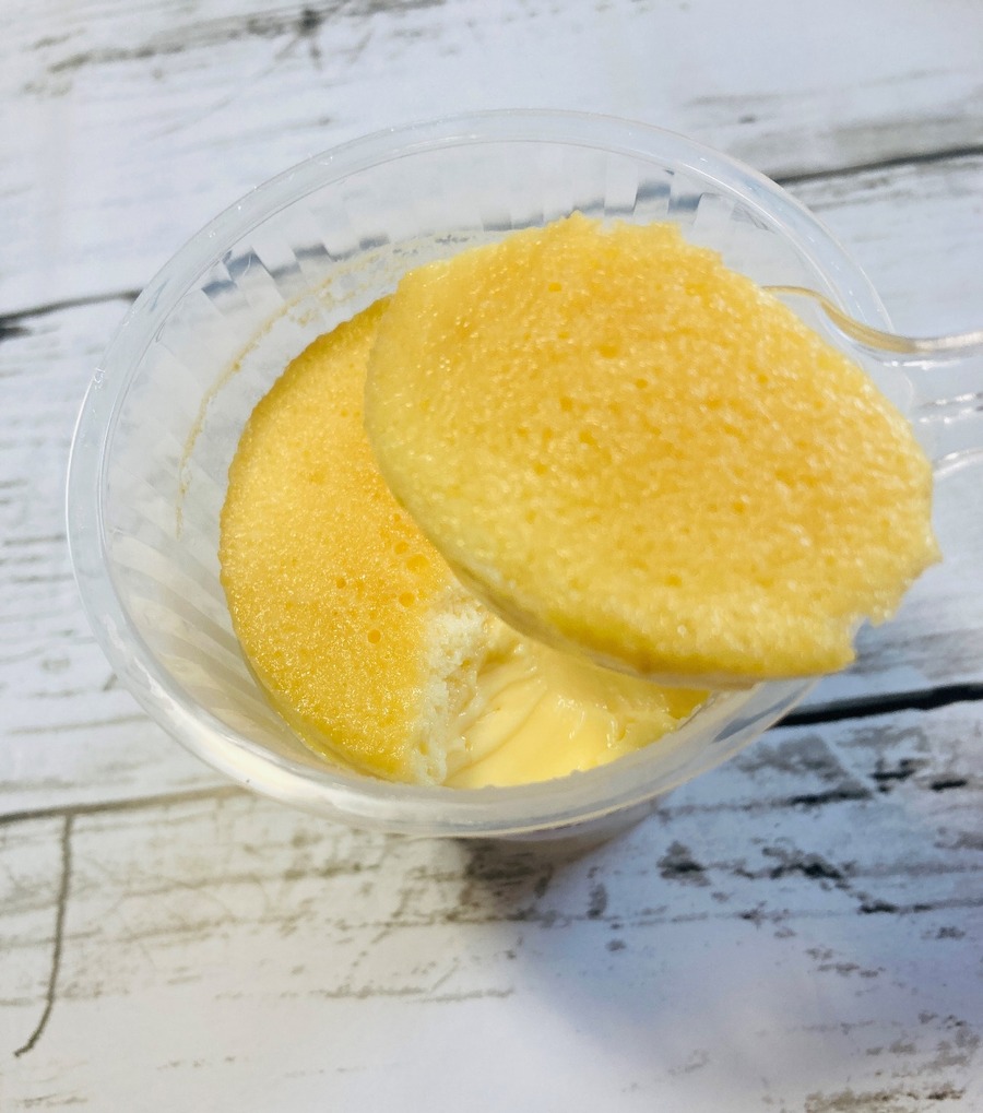 スフレがのっている