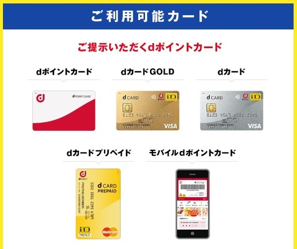 利用可能カード