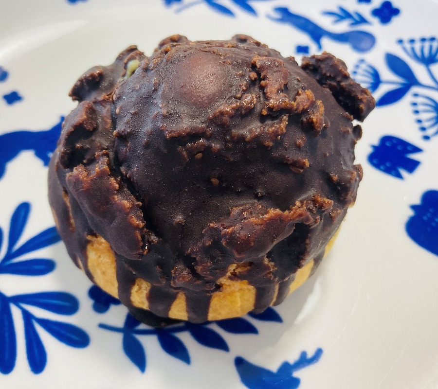 チョコクッキーがコーティング