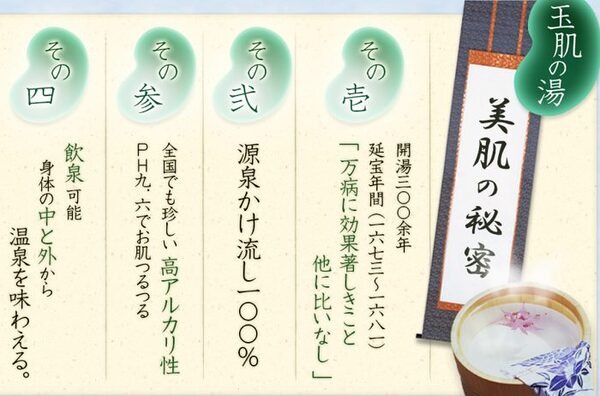 源泉玉肌の湯