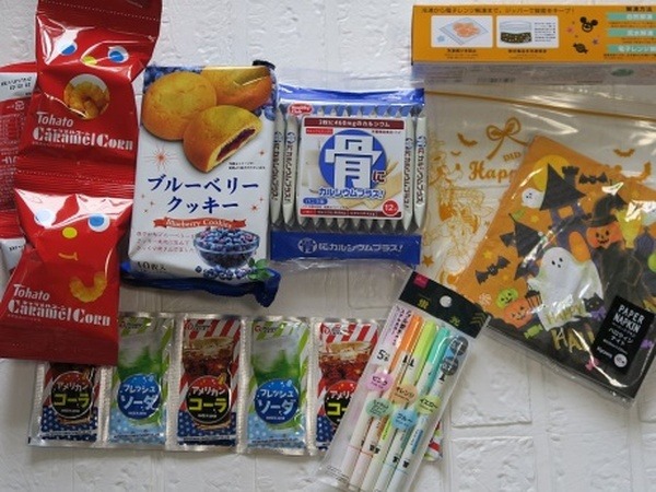 お菓子はこんな感じ