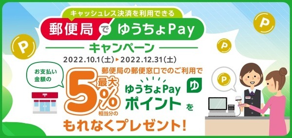 2022年12月まで郵便局「ゆうちょPay」で切手もはがきも5％還元　満額還元になる買い方、メリット、おすすめの人