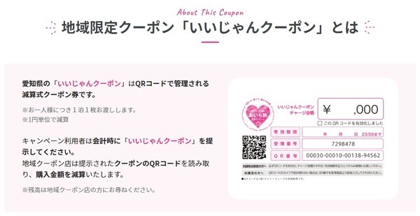 いいじゃんクーポン
