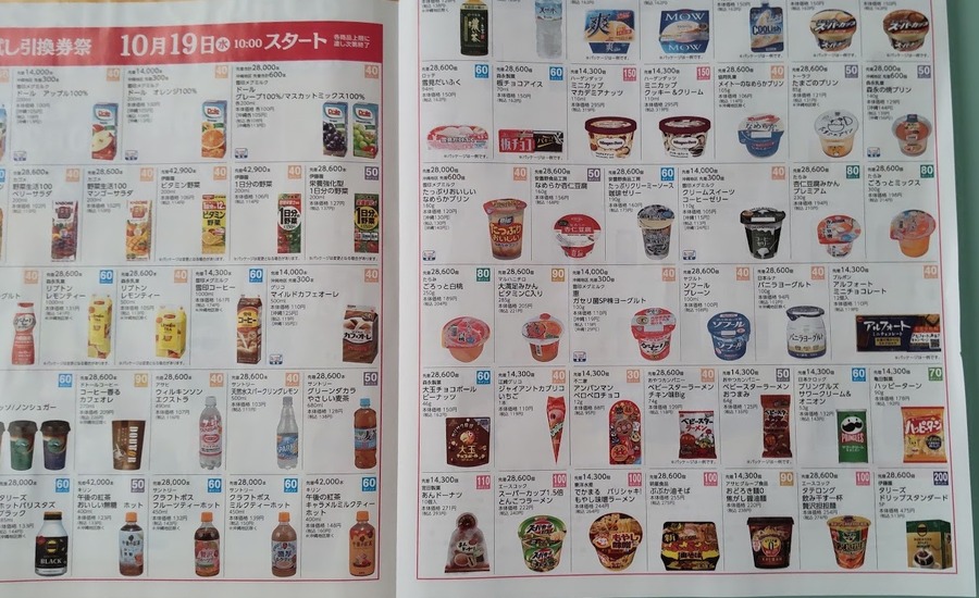 合計で118商品と交換