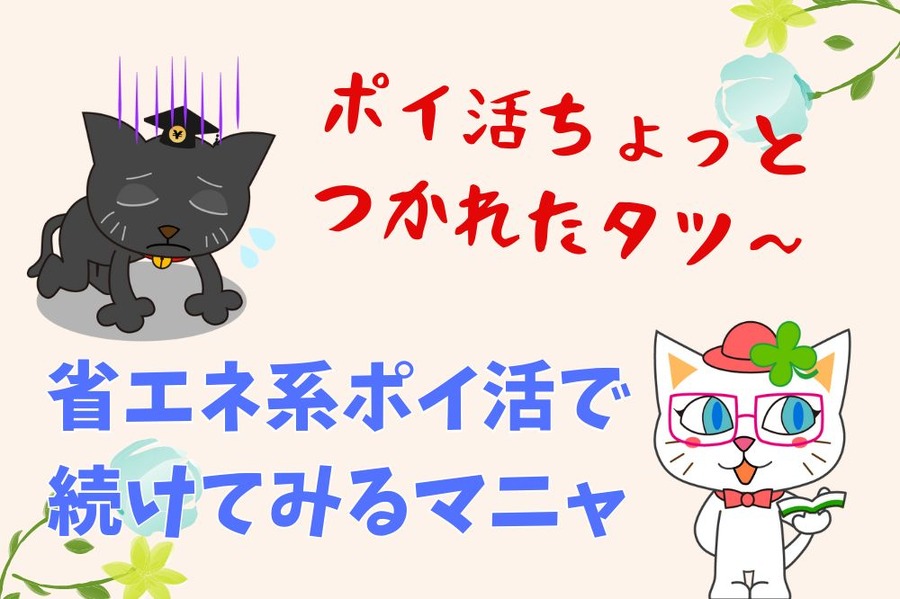 省エネ系ポイ活のすすめ