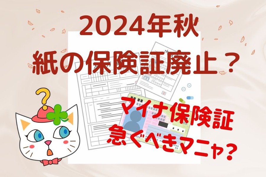 2024年秋紙の保険証廃止？