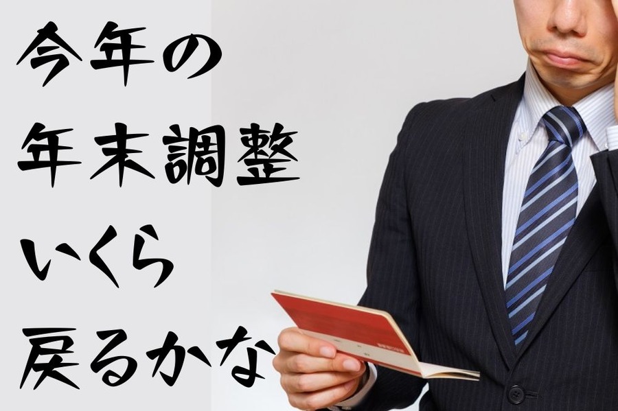 今年の年末調整 どうかなぁ
