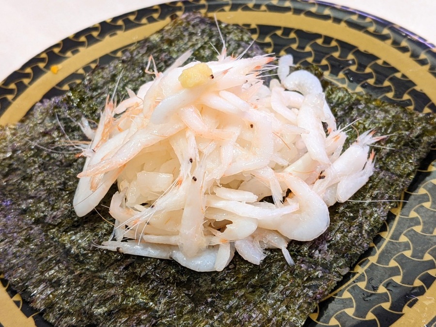 山盛り釜揚げ白えびつつみ