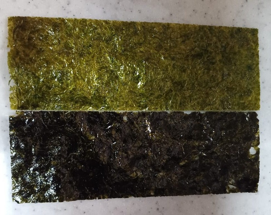 メーカーも原材料も海苔の産地もスーパーで購入していたものと全く同じ