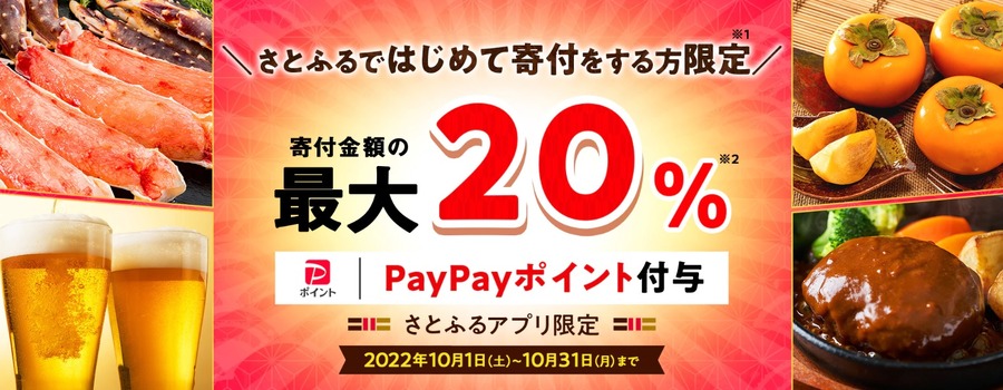 さとふる×paypay