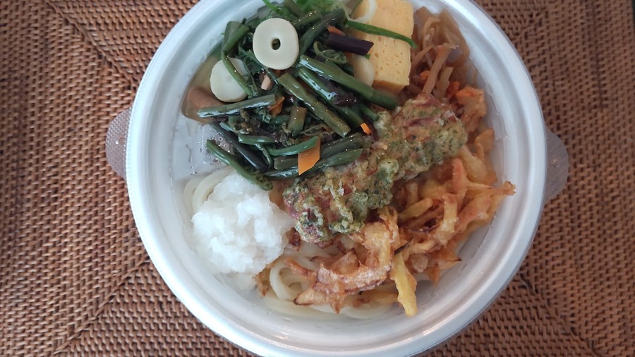 山菜おろしうどん弁当