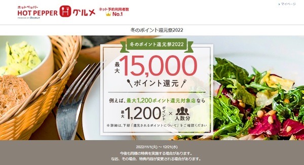 15000ポイント還元