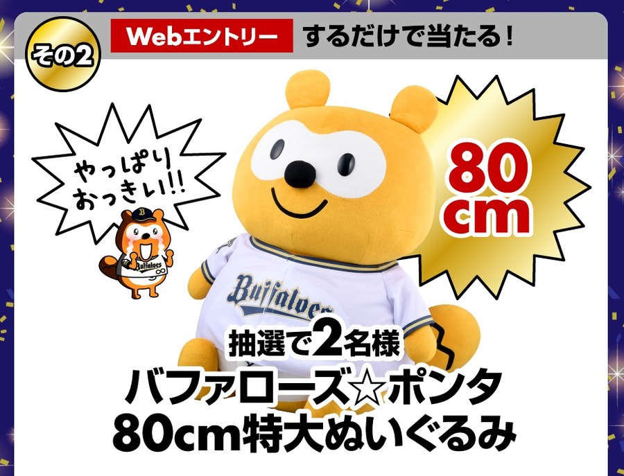 Webエントリーするだけで当たる！キャンペーン