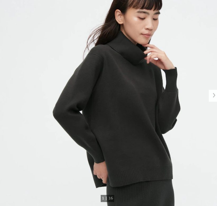 スフレヤーンタートルネックセーター