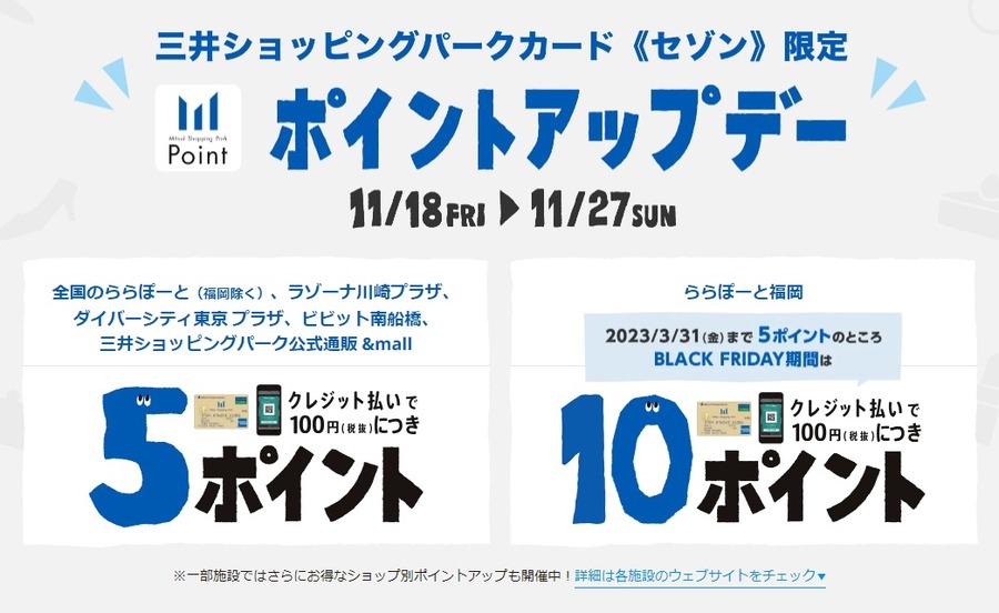 ポイントアップデーも開催