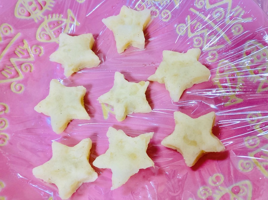 星型に抜きました