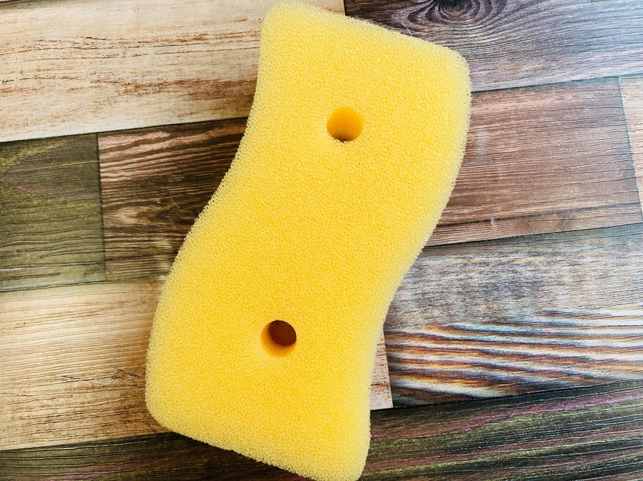 余分な泡や水気を簡単に絞りやすい