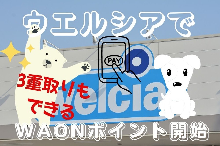 ウエルシアでWAONポイント開始