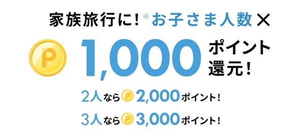 ポイントたくさん