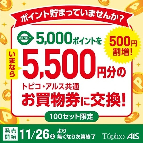 JREポイントをお買い物券に交換