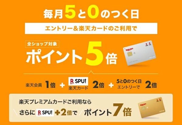 ポイント5倍