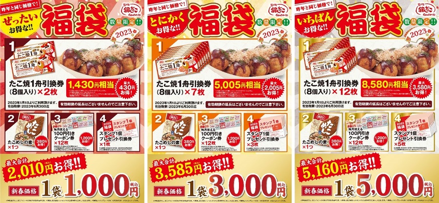 3種の福袋
