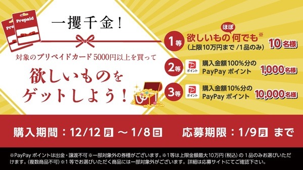 セブンイレブンの一攫千金キャンペーン