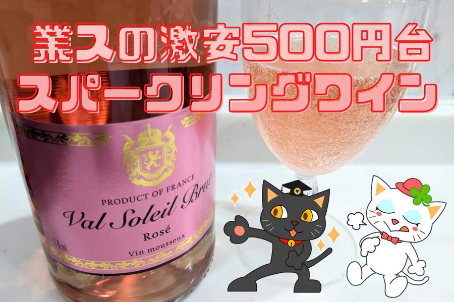 業スの激安500円台 スパークリングワイン