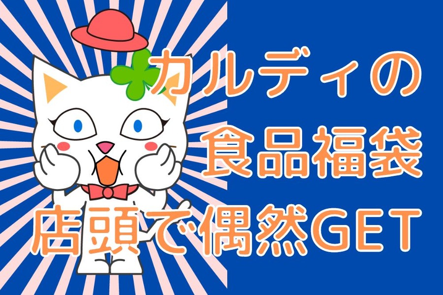 カルディの食品福袋店頭で偶然GET
