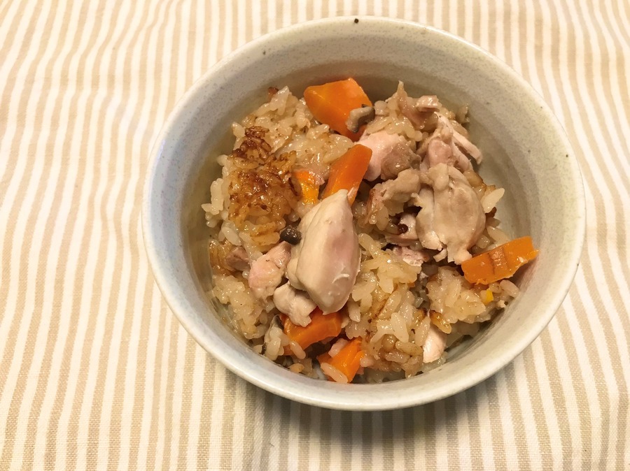 鶏おこわ風炊き込みご飯