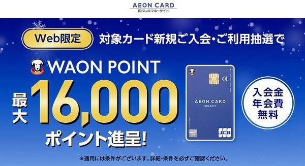 イオンカードウェブ限定キャンペーン