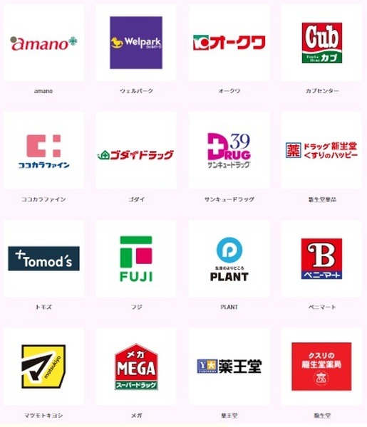 主な対象店舗