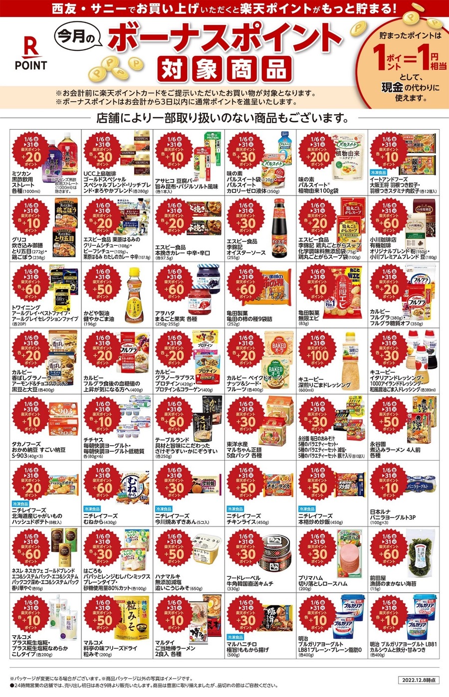 【楽天経済圏】140万ポイントゲッターが教える　食費を月2万円台にする「西友」攻略法