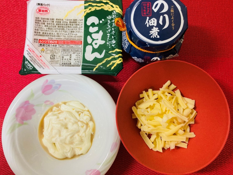 ドリアの材料