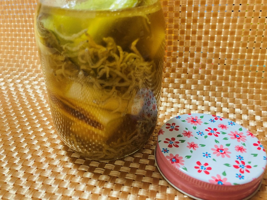 ねぎを入れた器に移します