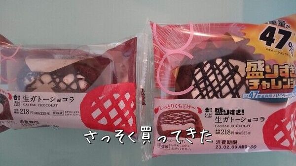 盛りすぎ！生ガトーショコラ