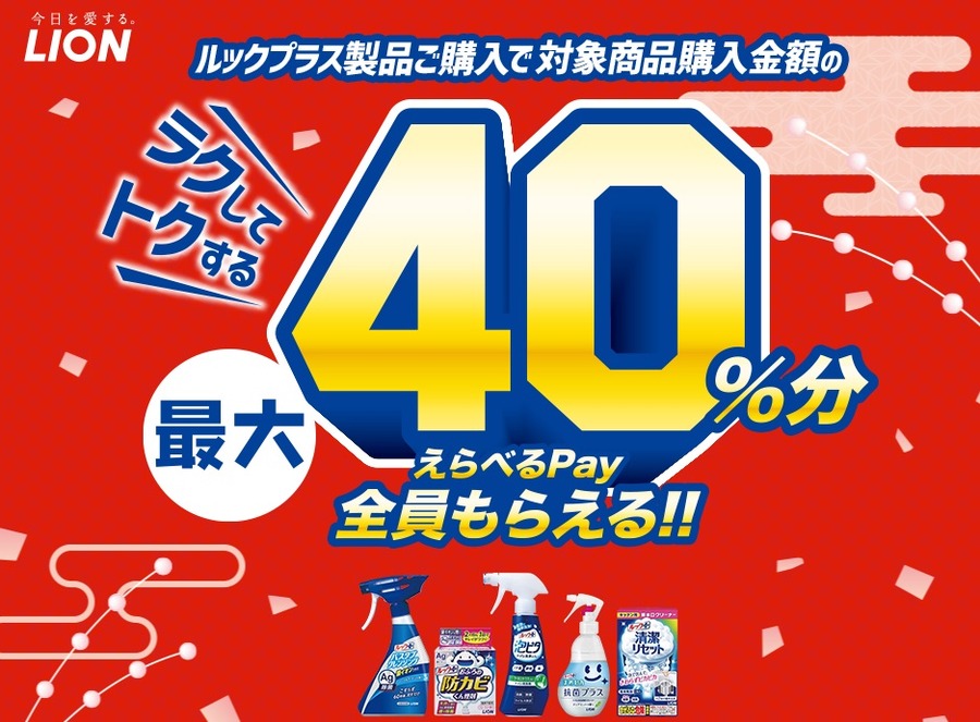 最大40％分えらべるPay