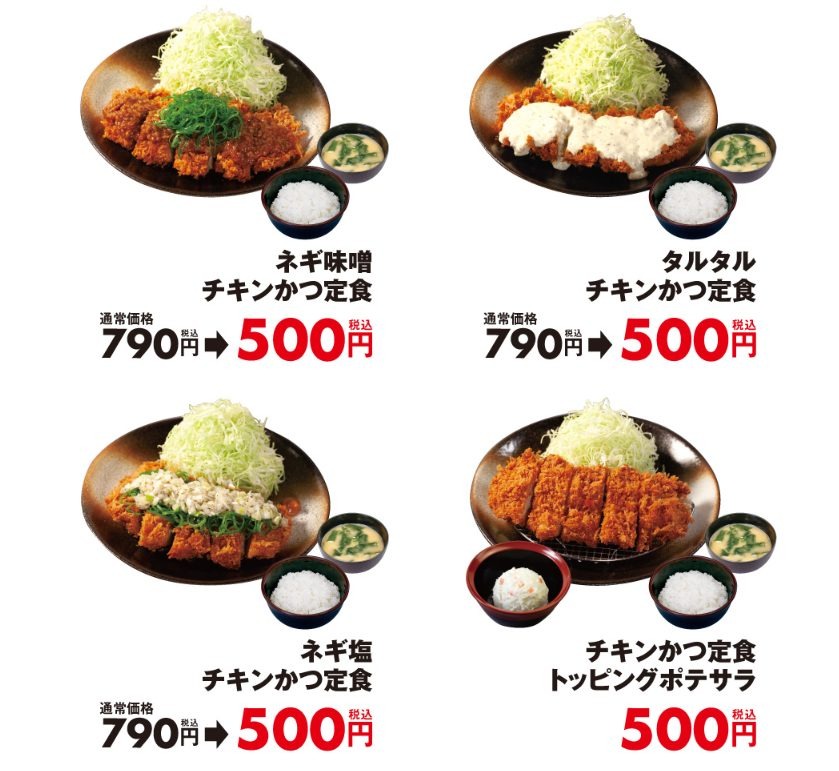 対象メニュー