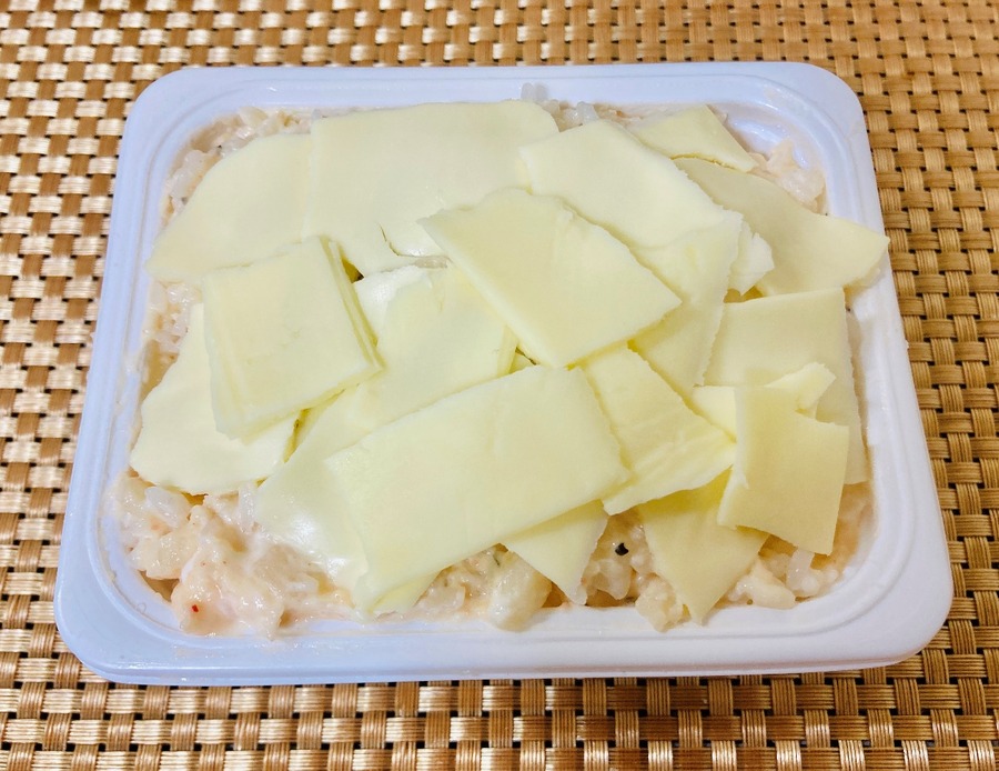 チーズをオン